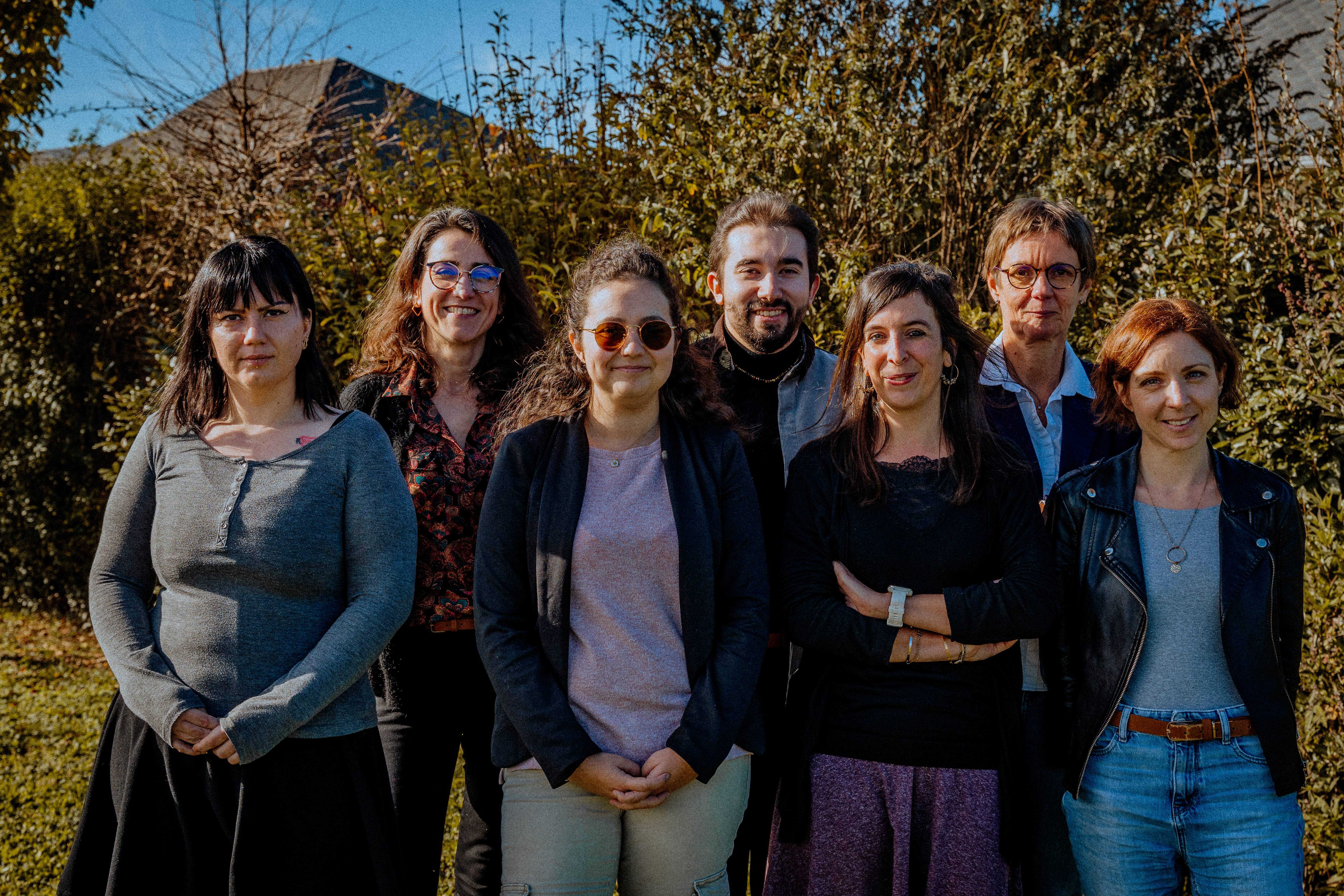 Photo de groupe VSE + Arbre à voyage